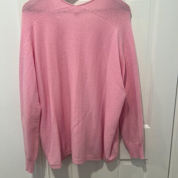 Lilly Pulitzer Pink Sevie Dolman Sleeve Sweater XL - Picture 3 of 4